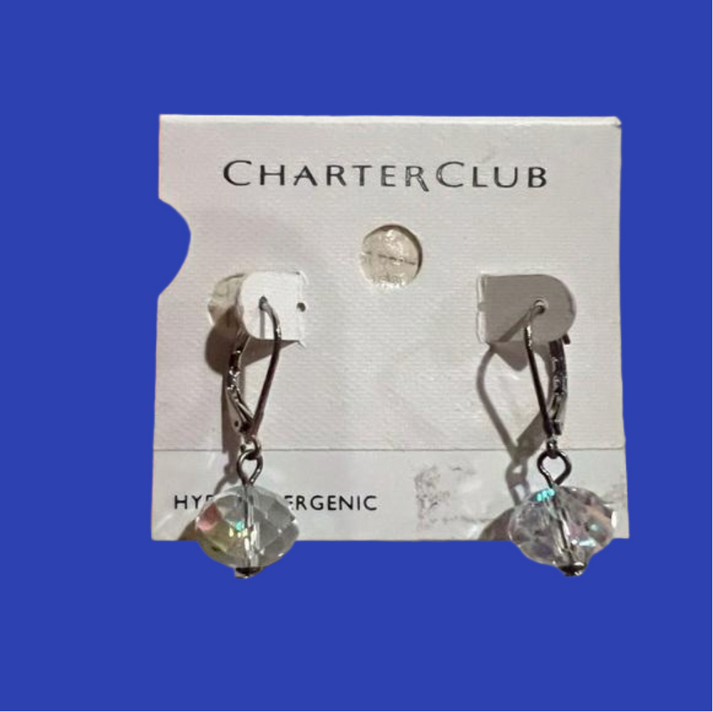 CHARTER CLUB EARRINGS NWT HYPOALLERGENIC